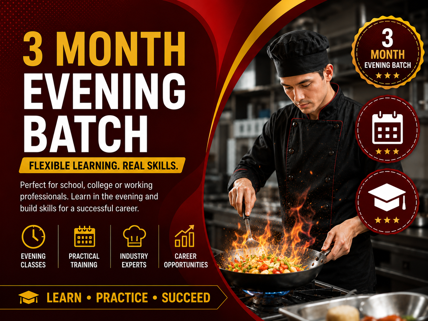 Professional Chef Course - Evening Batch (3 Month)